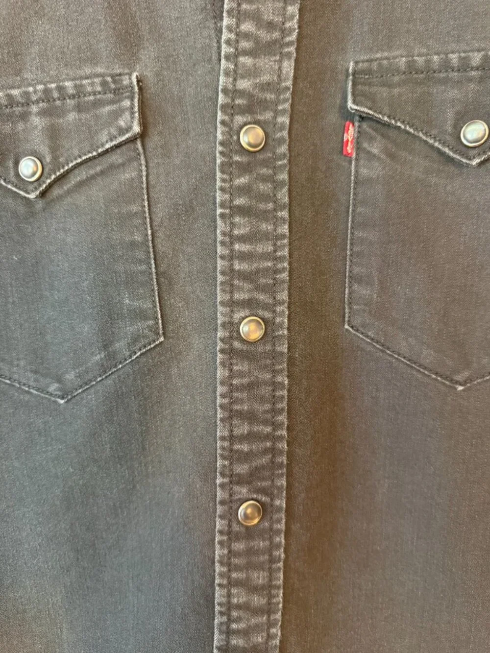 Levi's Men's Black Casual Shirt Size Medium